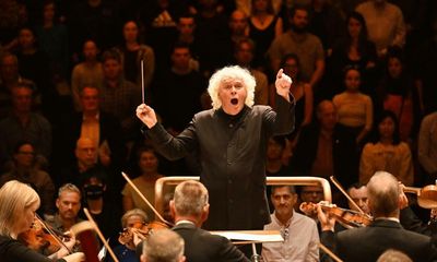 LSO/Rattle review – final season opens with British programme that sparkles