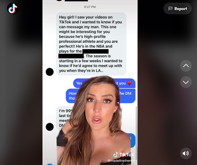 Alleged NBA player fails TikTok cheating test in viral video: ‘Makes me so sad’