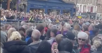 People turned away from Edinburgh's Royal Mile amid crush fears as routes blocked