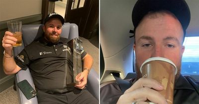 Shane Lowry looks worse for wear after partying with Niall Horan following Wentworth win