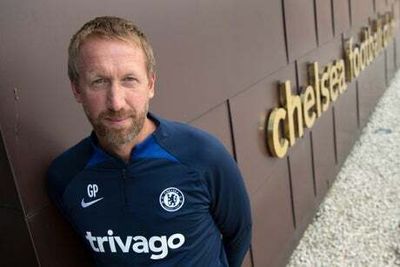 First pictures of Graham Potter at Chelsea training ground after replacing Thomas Tuchel