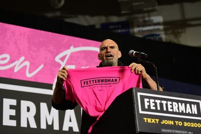 John Fetterman rallies for abortion rights and hammers Dr Oz in Pennsylvania: ‘Don’t p*** women off’