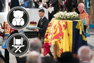 UK Government issues bizarre list of banned objects for Queen's casket viewing