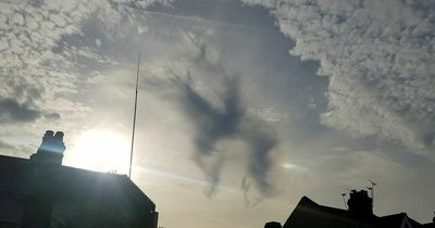 Cloud shaped like a horse and rider seen just days after Queen's death