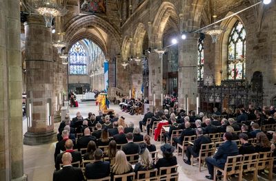 Truss and Sturgeon join new King for Queen thanksgiving service