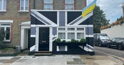 Family paints massive Union Jack on their house black to pay respects to Queen