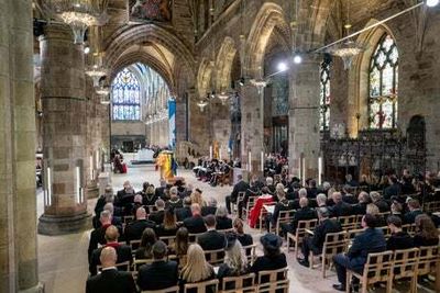 Truss and Sturgeon join King Charles III for thanksgiving service for Queen