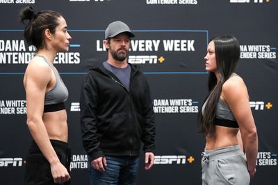 Dana White’s Contender Series 54 faceoff highlights video, photo gallery from Las Vegas