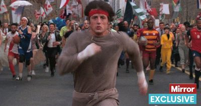 Sylvester Stallone's epic Rocky scene recreated for advert involving 100s of extras