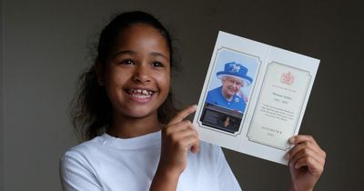 Girl, 10, shares one of the final letters sent by the Queen before she died