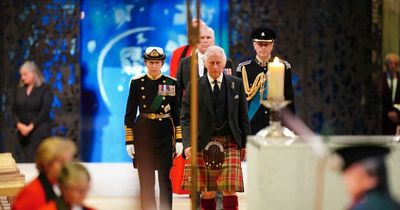 Queen’s four children stand vigil at her coffin in St Giles’ Cathedral