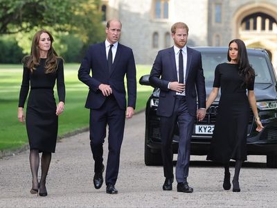 Prince William gestures towards Meghan Markle in ‘poignant’ moment at Windsor Castle