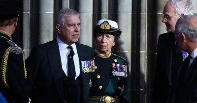 Prince Andrew's final humiliation as he's stripped of uniform and not allowed to salute