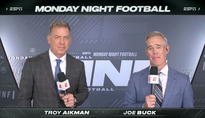 NFL fans thought Joe Buck and Troy Aikman calling their first game on ESPN was so weird