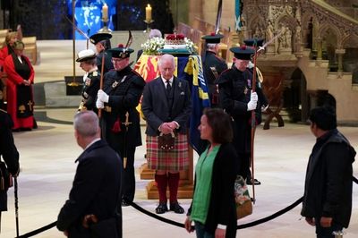 Tears for Queen Elizabeth II as coffin rests in Scotland