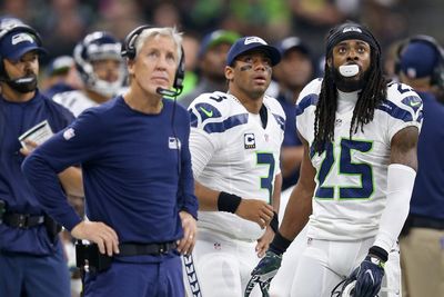 Richard Sherman couldn’t wait to talk about Russell Wilson being outplayed by Geno Smith on MNF
