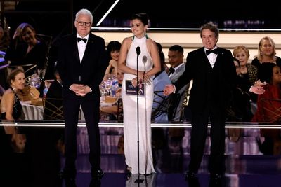 People are praising Selena Gomez’s bedazzled white gown at Emmy Awards: ‘A real life Disney princess’