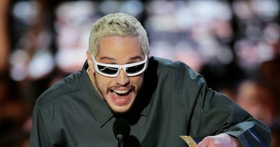 Pete Davidson 'mocks' Kanye at Emmys in first major appearance since Kim Kardashian split