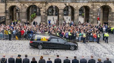 Queen’s Coffin Leaves Edinburgh Cathedral for London