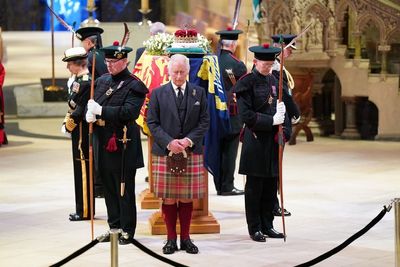 Princess Anne makes history by standing guard over the Queen’s coffin for Vigil of the Princes