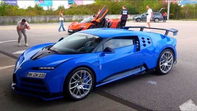 Bugatti Centodieci Customer Car Shows Up In Traffic