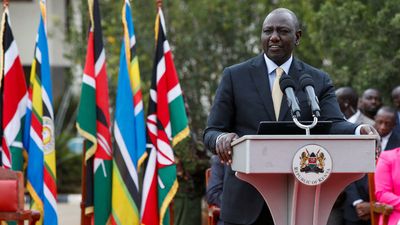William Ruto sworn in as Kenya's president in wake of divisive poll
