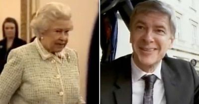 Arsene Wenger urged the Queen not to go to war after presenting her with Arsenal gift