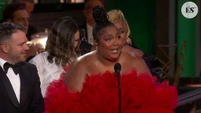 Watch: Lizzo gives emotional speech on representation following Emmy win