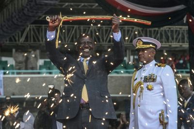 Ruto sworn in as Kenya's president after disputed poll