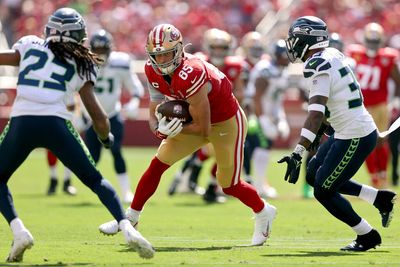 Kyle Shanahan unsure of TE George Kittle’s Week 2 status