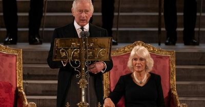 What is King Charles III and Queen Consort Camilla’s surnames and their full Royal titles?