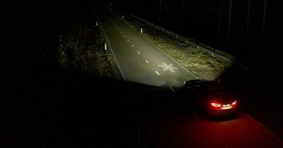 Car headlights could shine warning symbols on roads in replace of dashboard