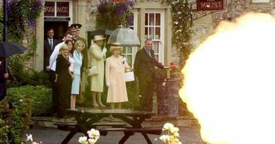 Emmerdale's post office explosion 'went dramatically wrong' on Queen's visit to soap