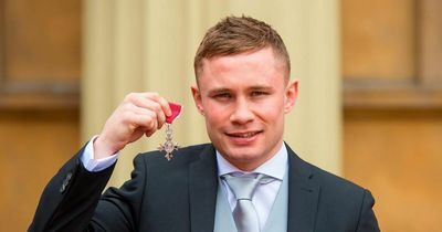 Carl Frampton "honoured" to be at King Charles III's NI visit
