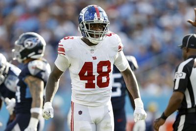 Giants’ Tae Crowder takes pass on gloating over Derrick Henry hit