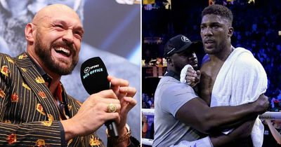 Anthony Joshua receives rare backing to KO Tyson Fury as rivals agree deal