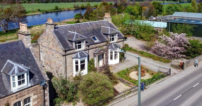 The charming house on banks of the River Spey for sale in heart of picturesque whisky town