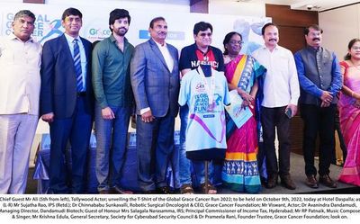 Cancer run jerseys, medals launched