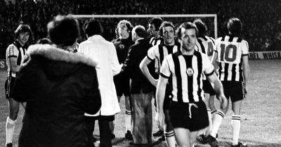 A night of violence marred Newcastle United's return to European football 45 years ago