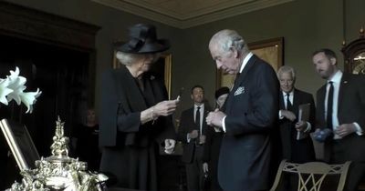King Charles' agitated comment over leaky pen overheard during ceremony