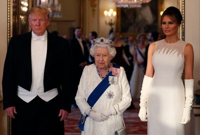 Trump snubbed from queen's funeral