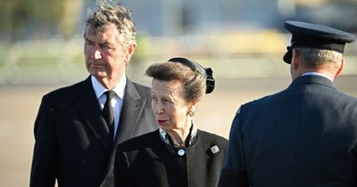 Princess Anne's subtle sentimental tribute to family as she accompanies Queen's coffin