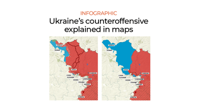 Ukraine’s counteroffensive explained in maps