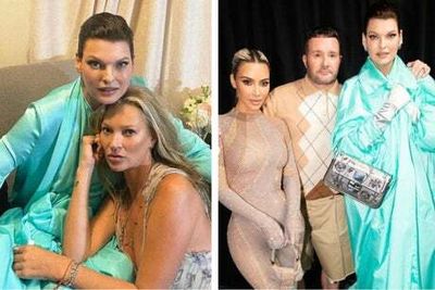 Linda Evangelista shares candid snaps with Kate Moss and Kim Kardashian following catwalk return