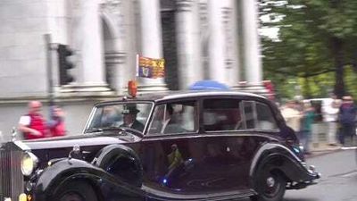 King Charles Arrives Back In London Ahead Of Elizabeth's Coffin