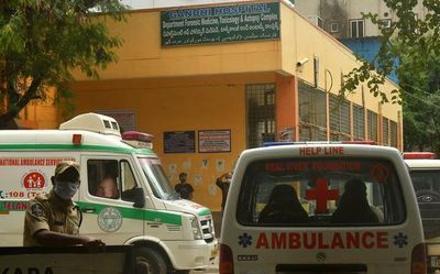 Hyderabad hotel fire | Relatives of victims mourn the death