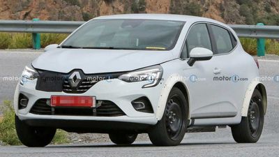 Renault 5 Spy Photos Capture Future EV Hiding Under A Clio Body