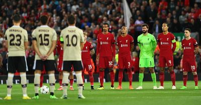 Liverpool fans observe moment's silence for the Queen before Ajax clash