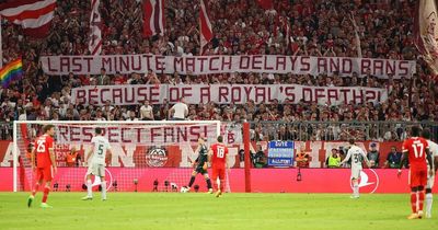 Bayern Munich fans slam UEFA for making fixture changes "because of a royal's death"