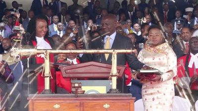 William Ruto sworn in as Kenya's new president